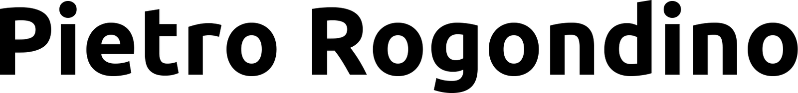pietro rogondino logo nero