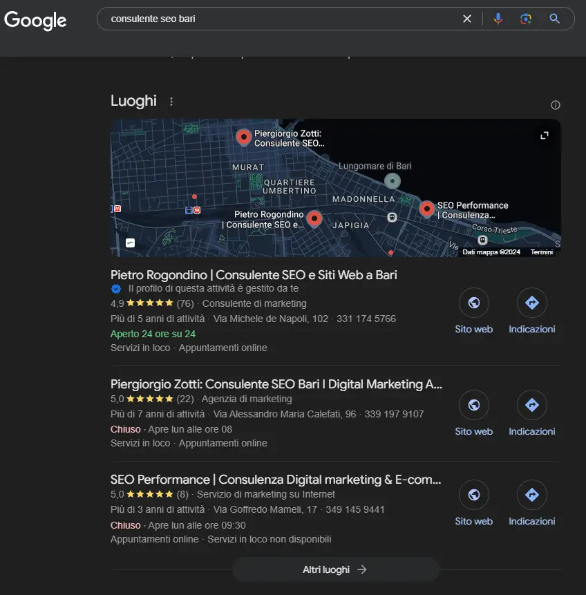Local SEO: la guida definitiva per farsi trovare nelle ricerche locali 2 google local pack