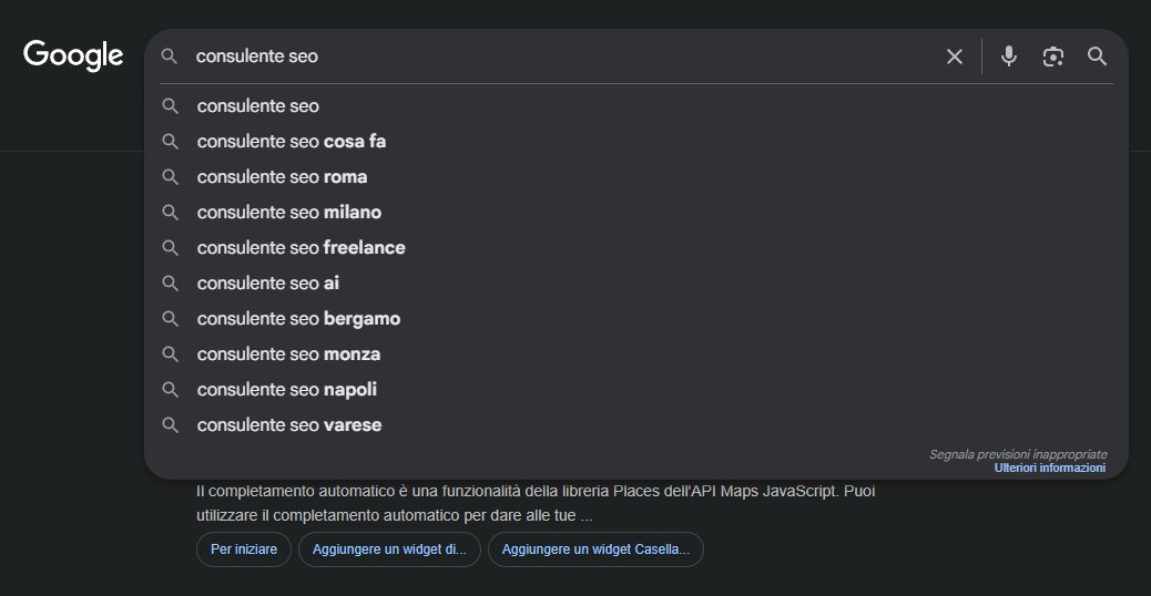 Keyword LSI: cosa sono e come usarle per la SEO 1 ricerca keywords lsi google autocomplete