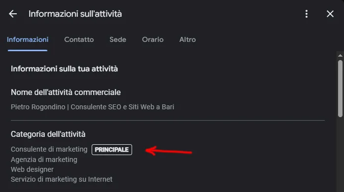 google business profile pietro rogondino2