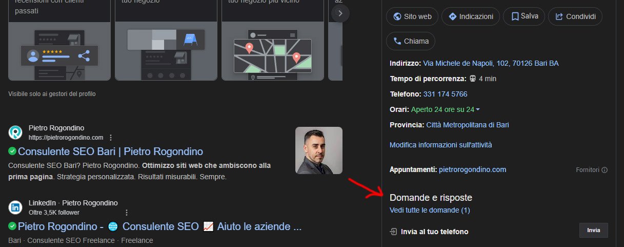 google business profile pietro rogondino9