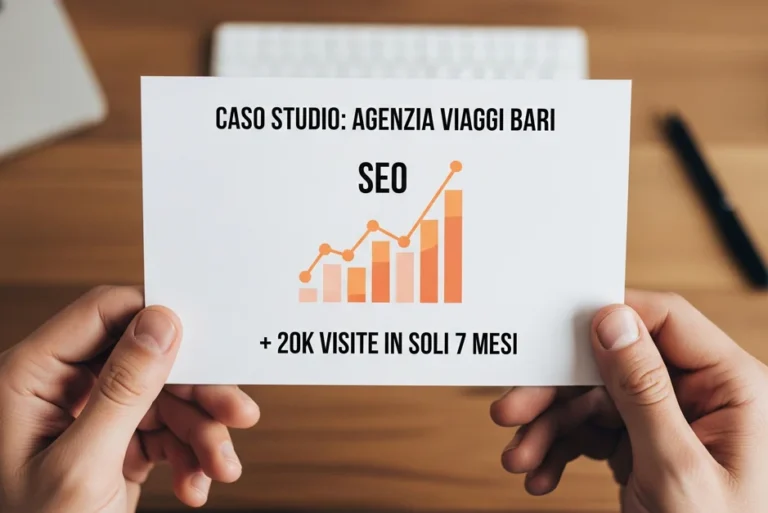 +20K utenti organici in 7 mesi per un’agenzia viaggi. Come l’ho fatto. 1 caso studio seo agenzia viaggi bari